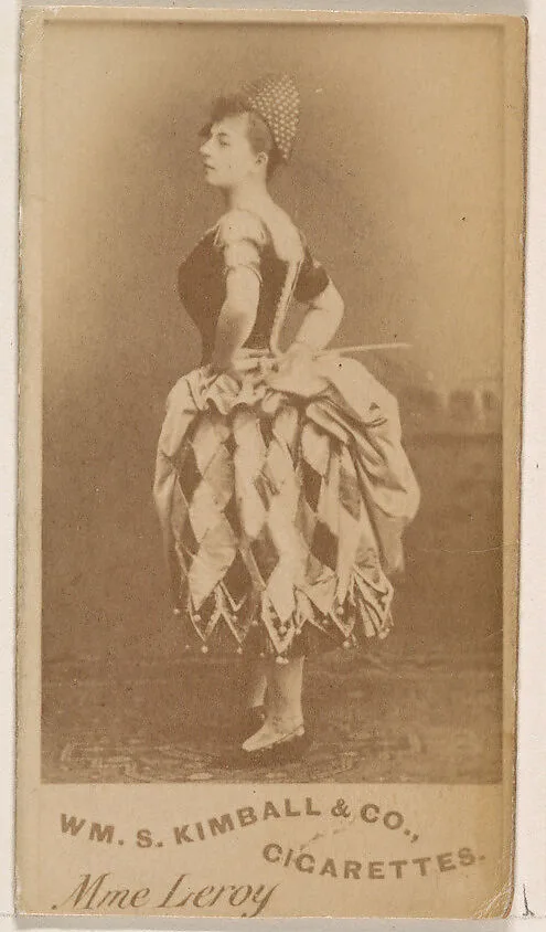 Mme. Leroy, from the Actresses series (N203) issued by Wm. S. Kimball & Co. — William S. Kimball & Company
