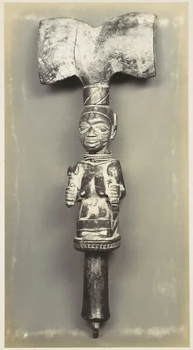 [Kneeling Figure (Sceptre Top), Dahomey]