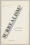 Surrealism? : I don't play that game, no more room service — John Simmons|David Schanoes