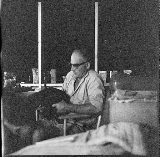 [57 Portraits and Views: Walker Evans, Clark and Billie Voorhees on Boat (24), Boats on Water (21), and Unidentified Man and Woman, Old Lyme, Connecticut (12)]