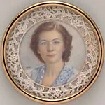 Woman with Flowered Collar