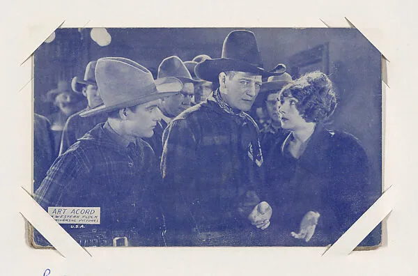 Art Acord in "Western Pluck" from Western Stars or Scenes Exhibit Cards series (W412) — Unknown