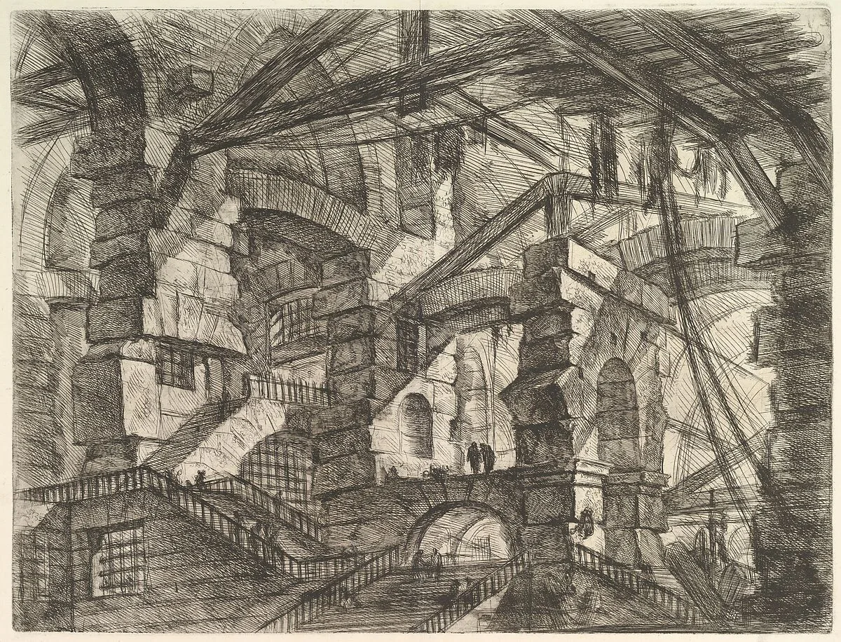 The Gothic Arch, from "Carceri d'invenzione" (Imaginary Prisons) — Giovanni Battista Piranesi|Giovanni Bouchard