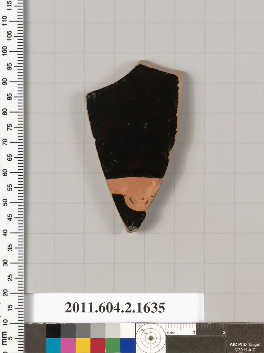 Terracotta fragment of a skyphos (deep drinking cup) — Unknown