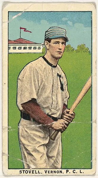 Stovell, Vernon, Pacific Coast League, from the "Obak Baseball Players" set (T212), issued by the American Tobacco Company to promote Obak Mouthpiece Cigarettes — American Tobacco Company