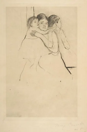 Mother Berthe Holding Her Child