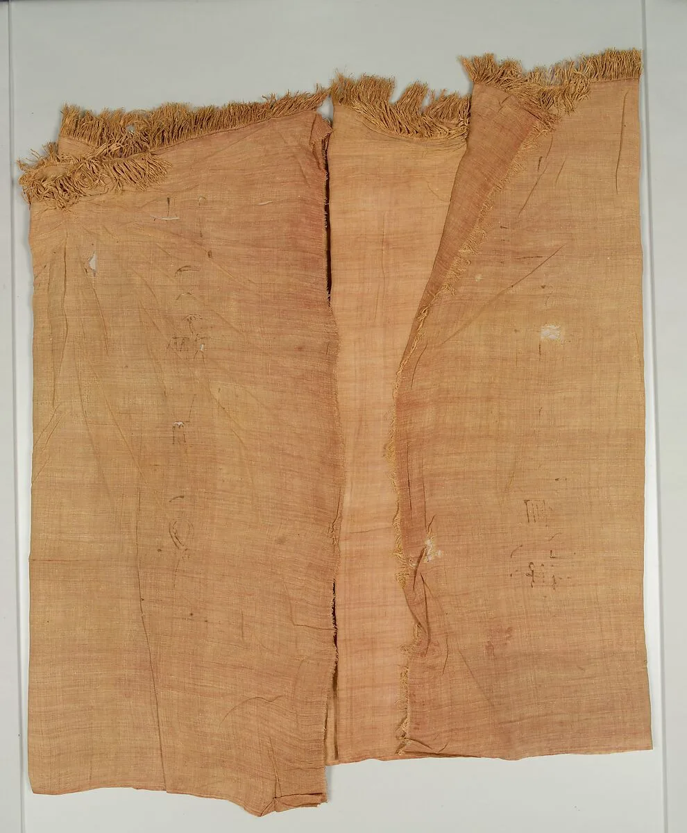 Red-Dyed Length of Linen — Unknown