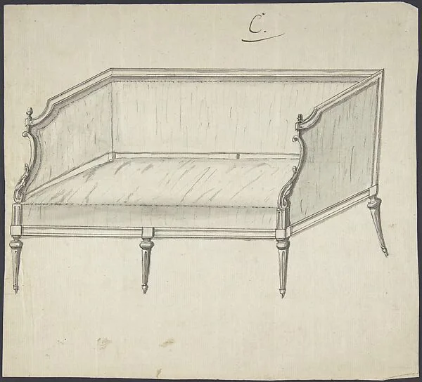 Design for a sofa — Unknown