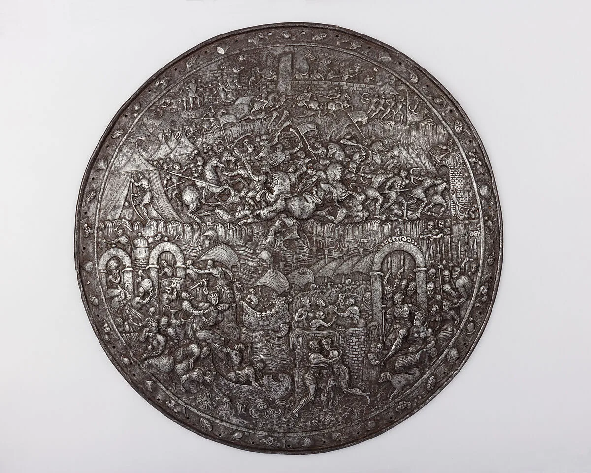 Shield Depicting the Siege of Troy — Unknown