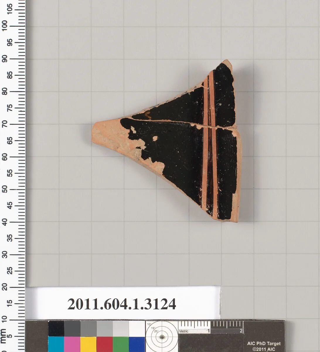 Terracotta fragment of a kylix (drinking cup) — Unknown