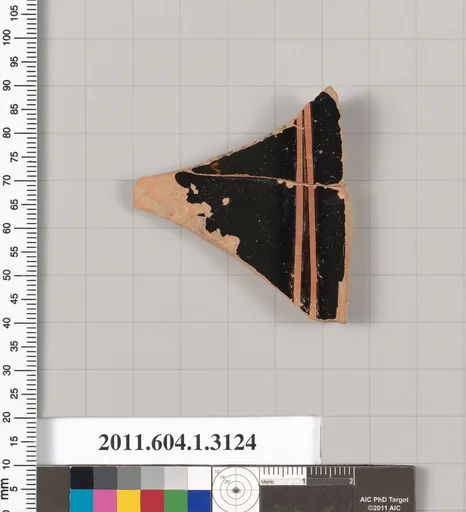 Terracotta fragment of a kylix (drinking cup)