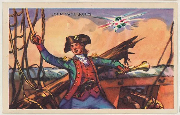 John Paul Jones, bakery card from the Frontiers of Freedom series (D39-4), issued by the Gordon Bread Company — Gordon Bread Company