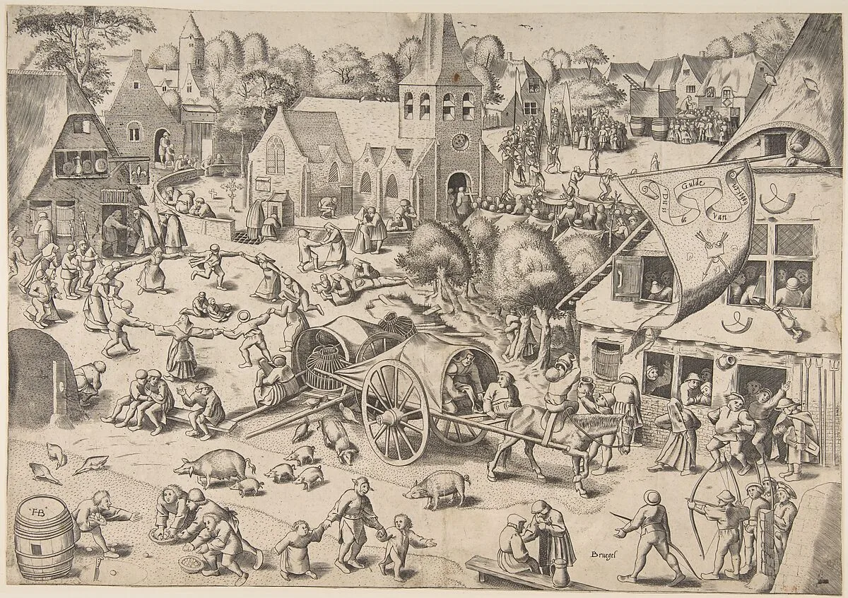 The Kermis at Hoboken — Pieter Bruegel the Elder|Frans Hogenberg
