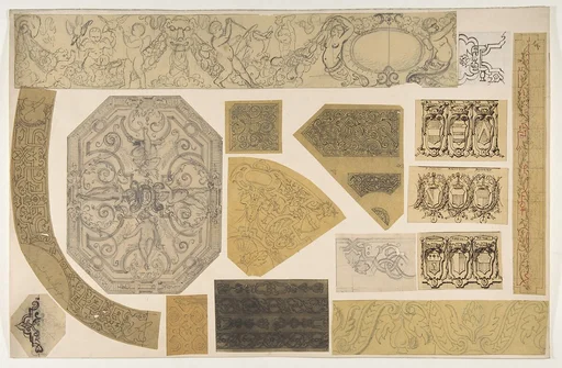 Sixteen designs for the painted decoration of interiors
