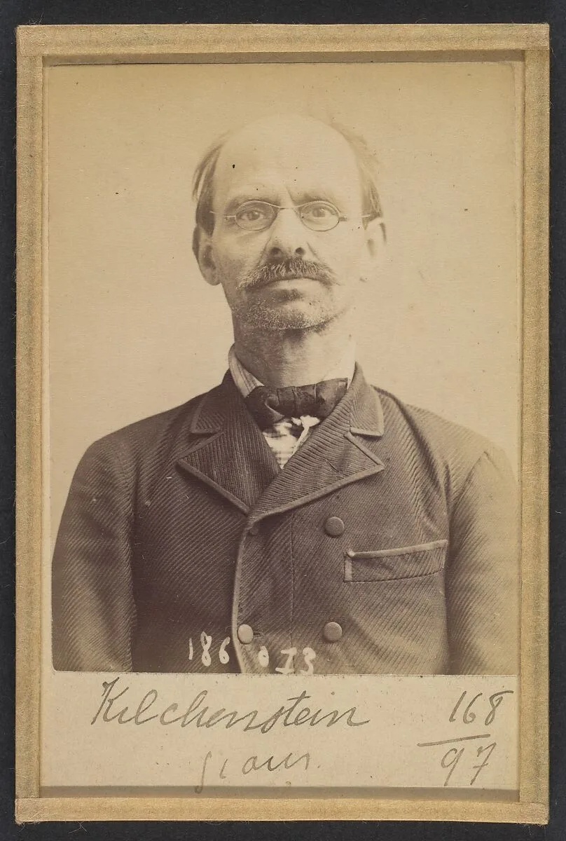 Kilchenstein. Dominique. 48 ans, né à Luneville (Meurthe & Moselle). Marchand au panier. Anarchiste. 23/4/92 — Alphonse Bertillon