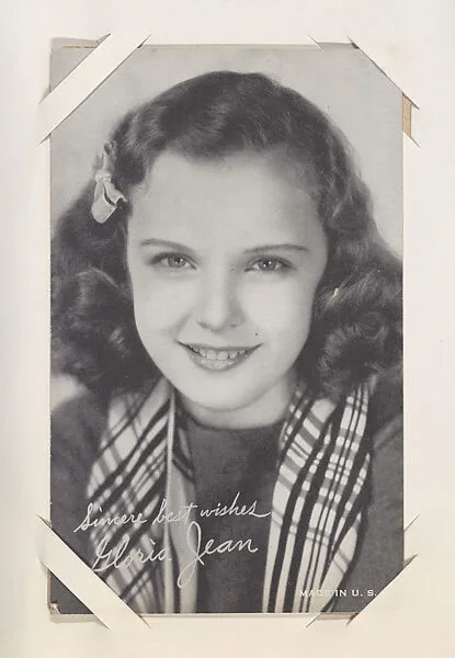 Gloria Jean from Movie Stars Exhibit Cards series (W401) — Unknown