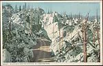 Silver Gate and the Hoodoos, Yellowstone Park.