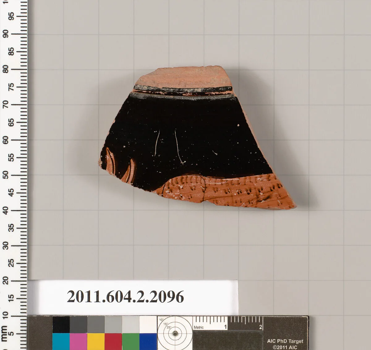 Terracotta fragment of a lekanis (covered dish)? — Unknown