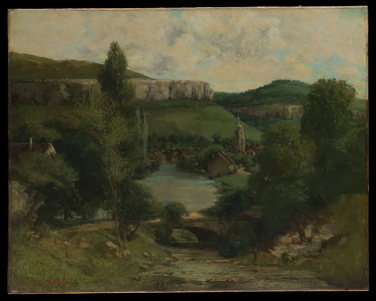 View of Ornans — Gustave Courbet