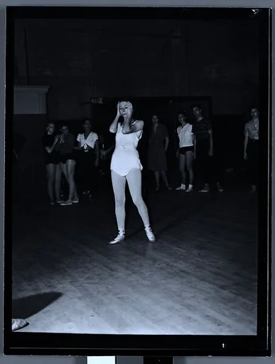 [Alicia Markova Rehearsing "Markova", Metropolitan Opera House, New York City]