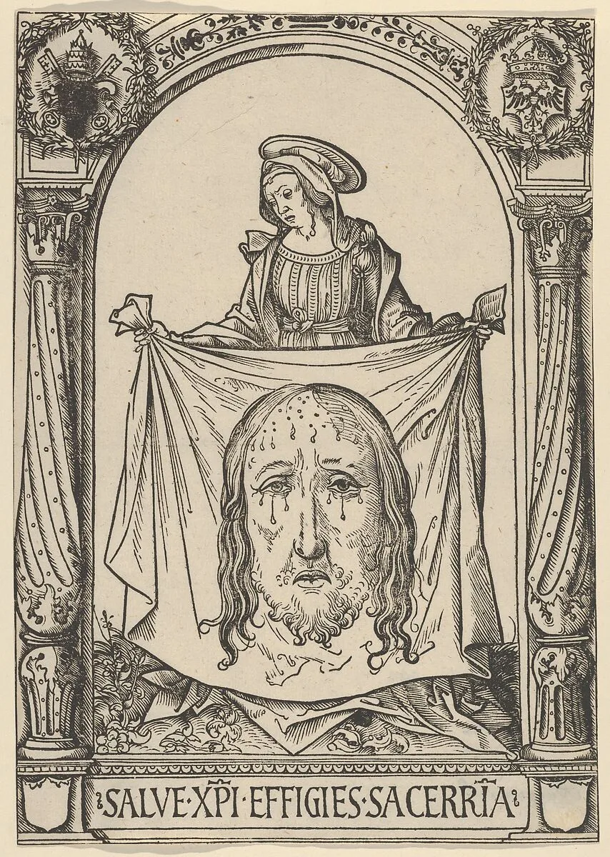 The Sudarium of Saint Veronica — Hans Burgkmair