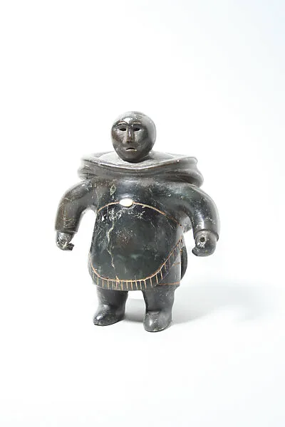 Stone Mother and Child in Parka — Akeeaktashuk