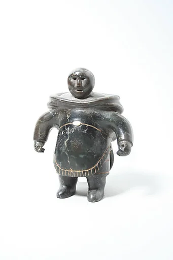 Stone Mother and Child in Parka