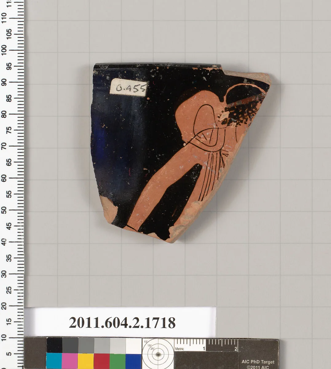 Terracotta rim fragment of a skyphos (deep drinking cup) — Unknown