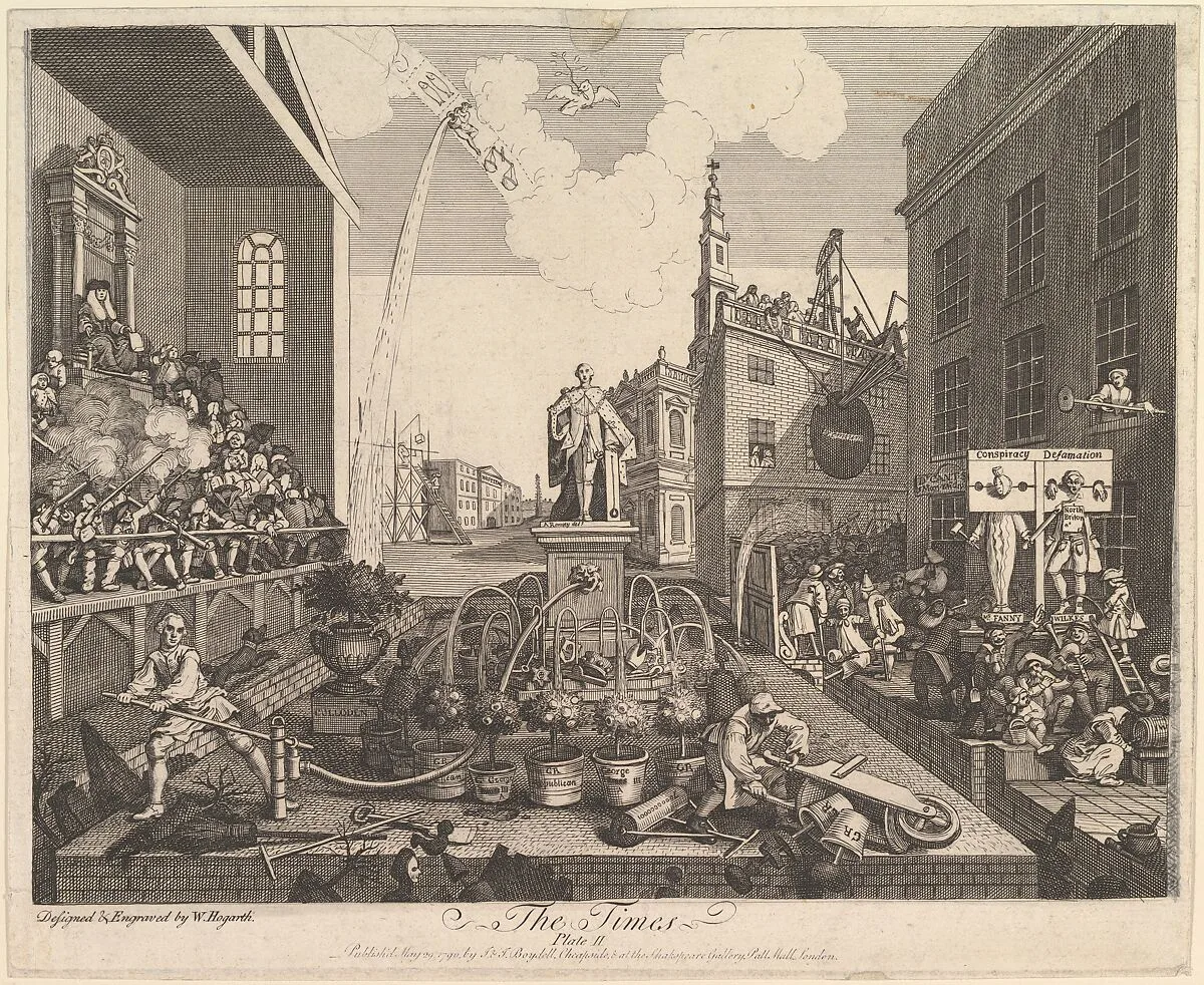 The Times, Plate 2 — William Hogarth|John & Josiah Boydell