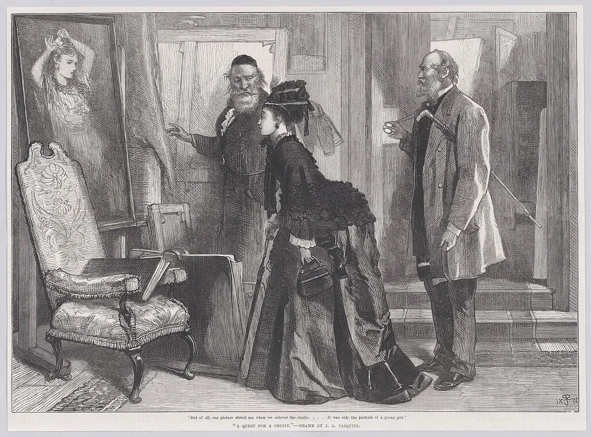 A Quest for a Cousin, from "Illustrated London News" — James Abbott Pasquier