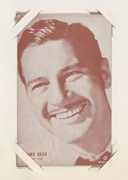 Richard Arlen from Movie Stars Exhibit Cards series (W401) — Unknown