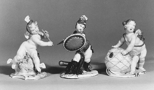 Putto as Mars (one of three figures)