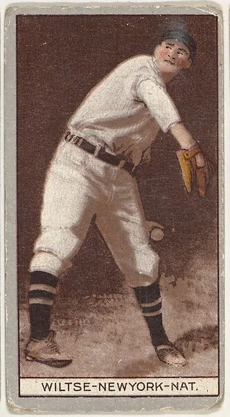 George Wiltse, New York, National League, from the Brown Background series (T207) for the American Tobacco Company — American Tobacco Company