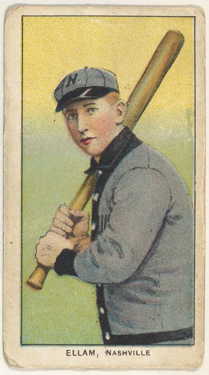 Ellam, Nashville, Southern League, from the White Border series (T206) for the American Tobacco Company — American Tobacco Company