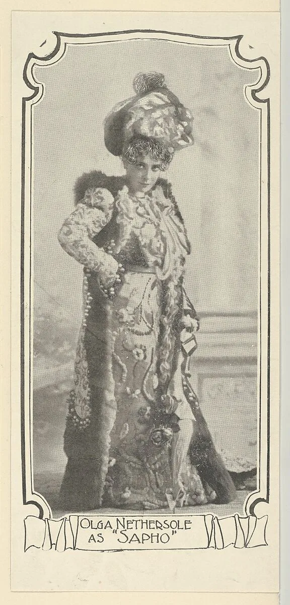 Olga Nethersole as Sapho — Anonymous