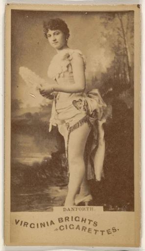 Danforth, from the Actors and Actresses series (N45, Type 1) for Virginia Brights Cigarettes