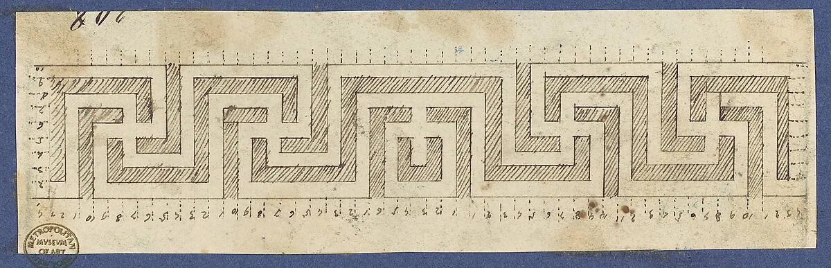 Fret, from Chippendale Drawings, Vol. II — Thomas Chippendale