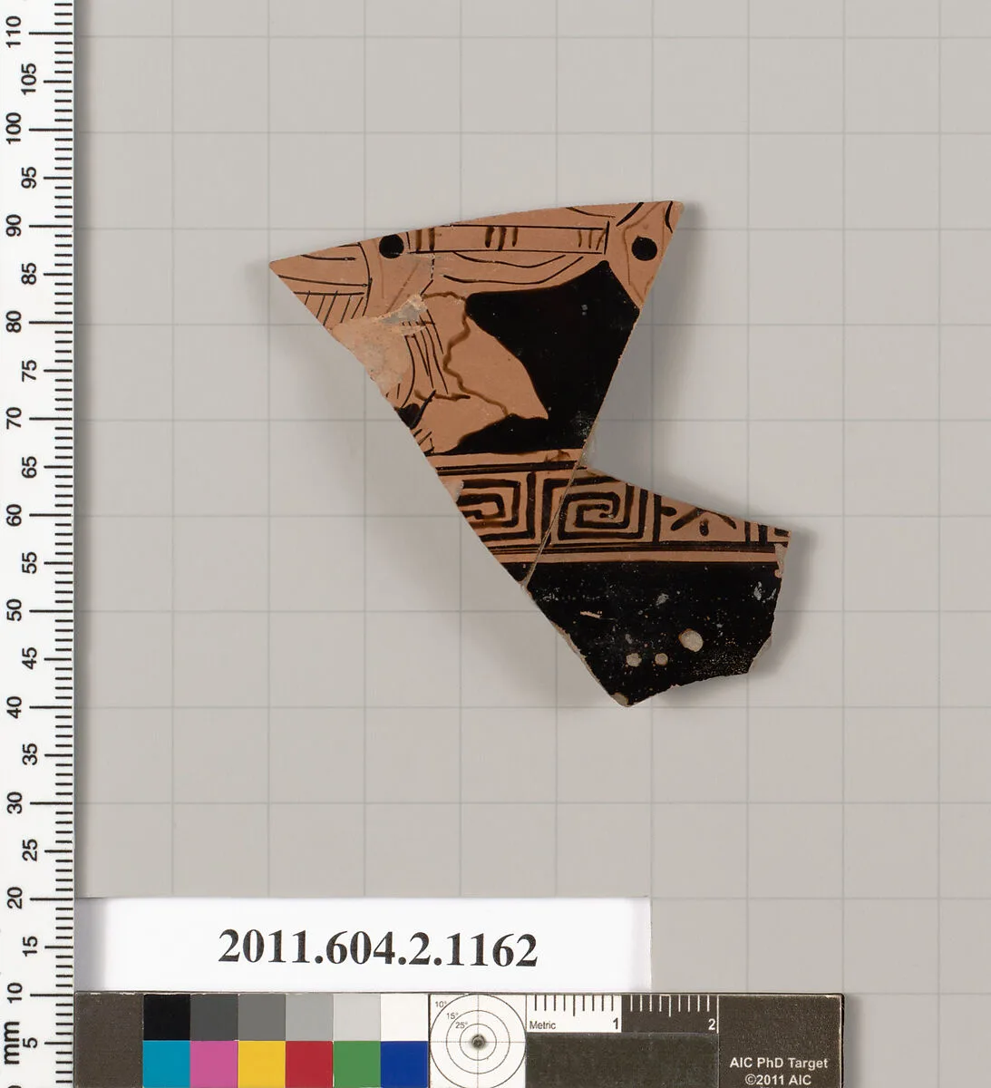 Terracotta fragment of a skyphos (deep drinking cup) — Unknown
