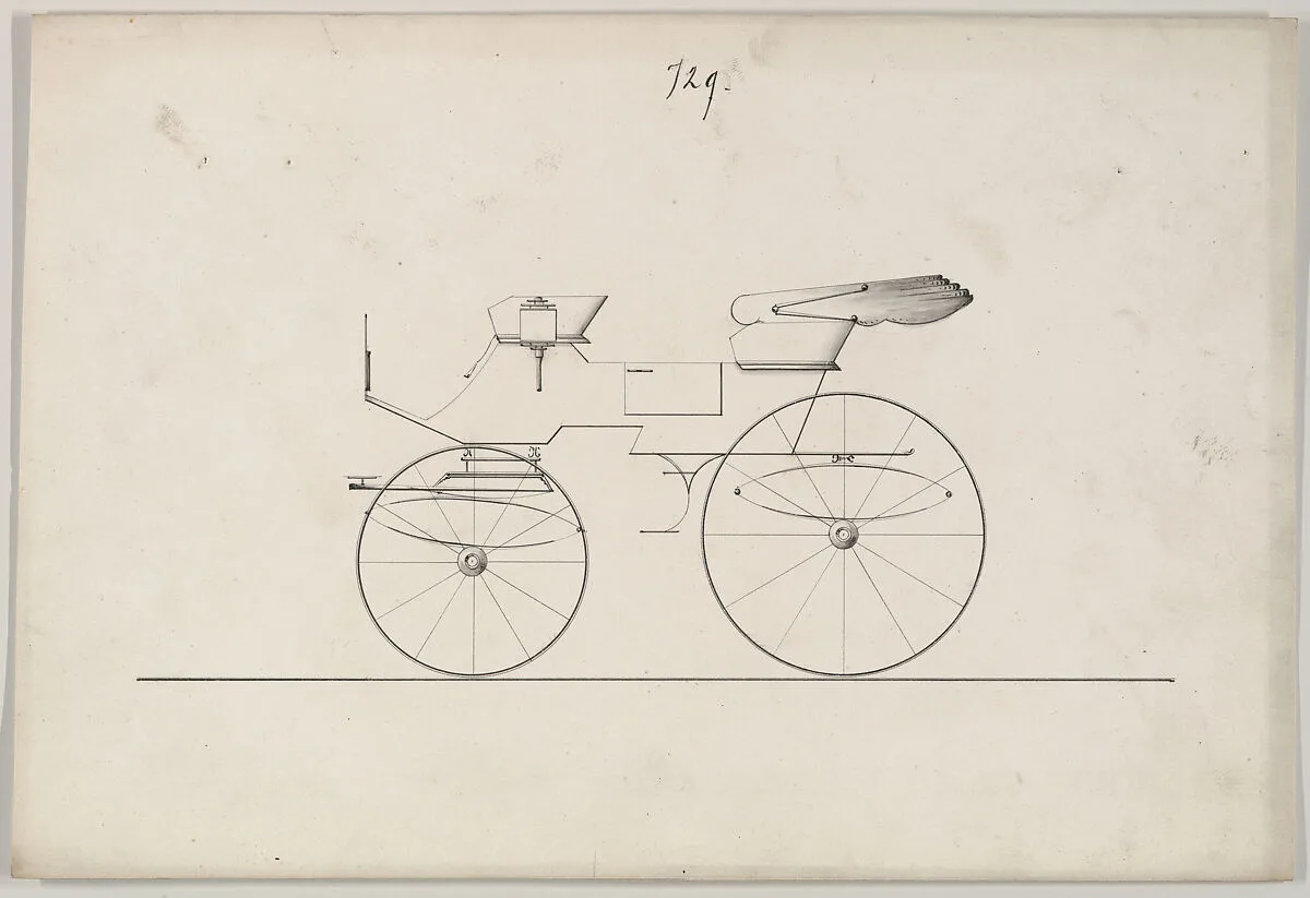 Design for Phaeton, no. 729 — Brewster & Co.