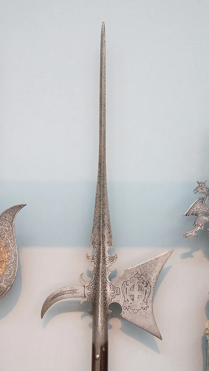 Halberd of Johann Georg I of Saxony (1585–1656) as administrator of the bishopric of Meresburg — Unknown
