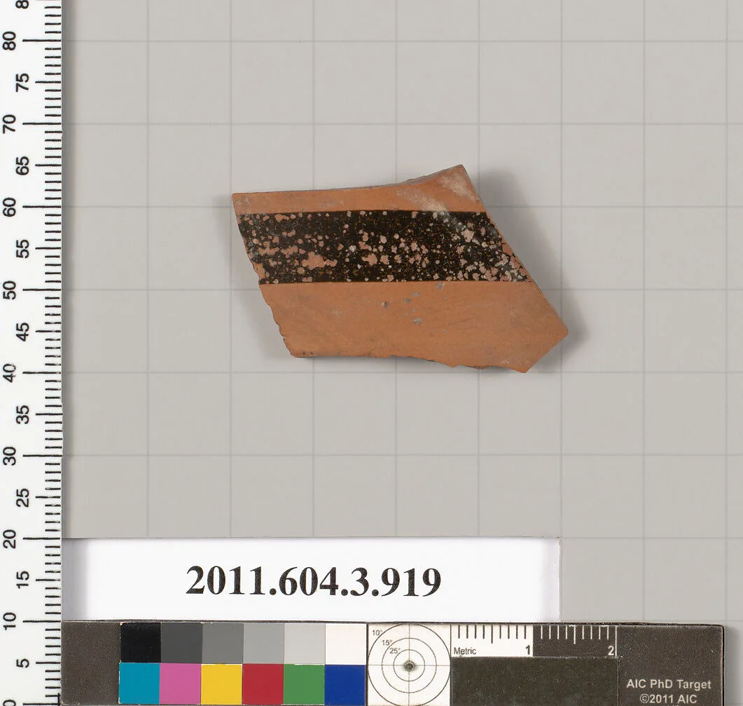 Terracotta fragment of a lekythos (oil flask) — Unknown