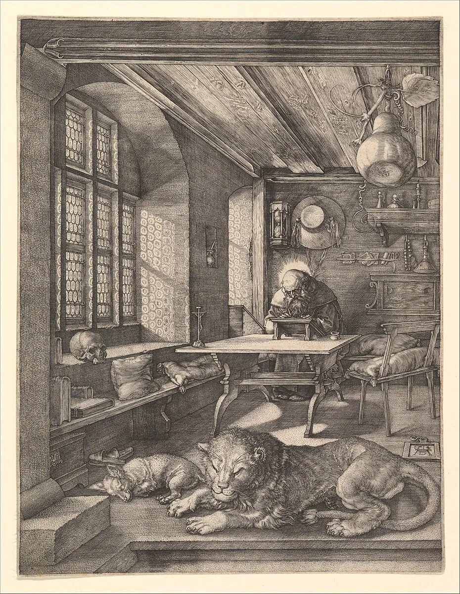Saint Jerome in His Study — Albrecht Dürer