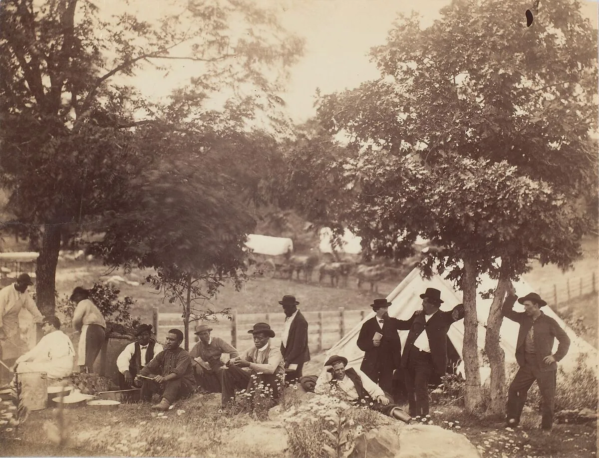 Camp of Captain Hoff, Rear View, Gettysburg, Pennsylvania — William Morris Smith