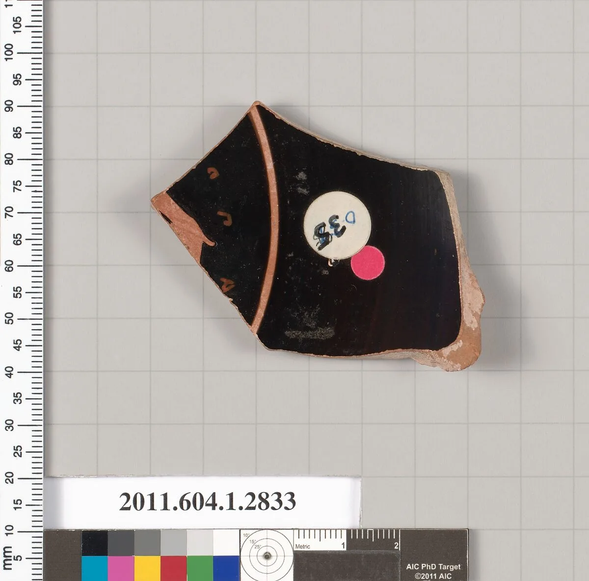 Terracotta fragment of a kylix (drinking cup) — Unknown