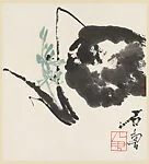 近代 石魯 蘭石圖 軸|Orchid and Rock