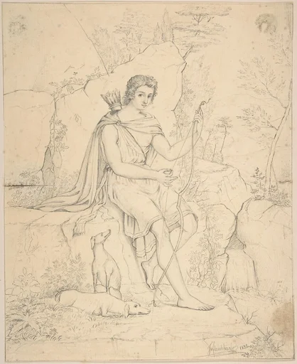 Young Man with Bow and Arrow
