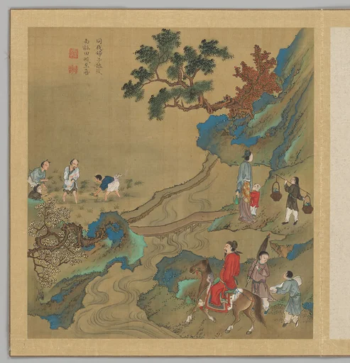 清 費肇陽 豳風七月詩意圖 冊|Odes of the State of Bin: The Seventh Month