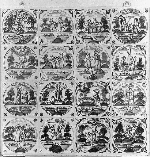 Panel of tiles