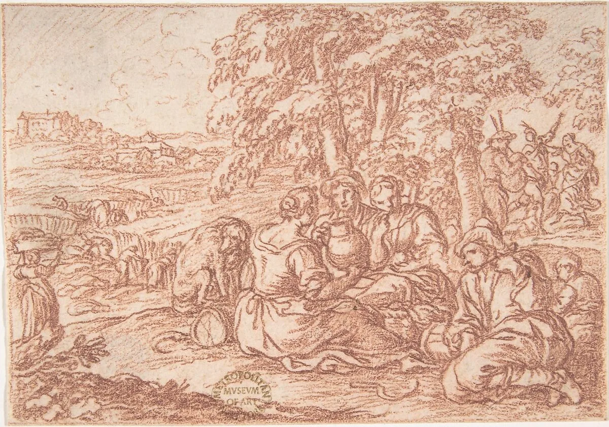 August (one of a series representing the labors of the months) — Jonas Umbach