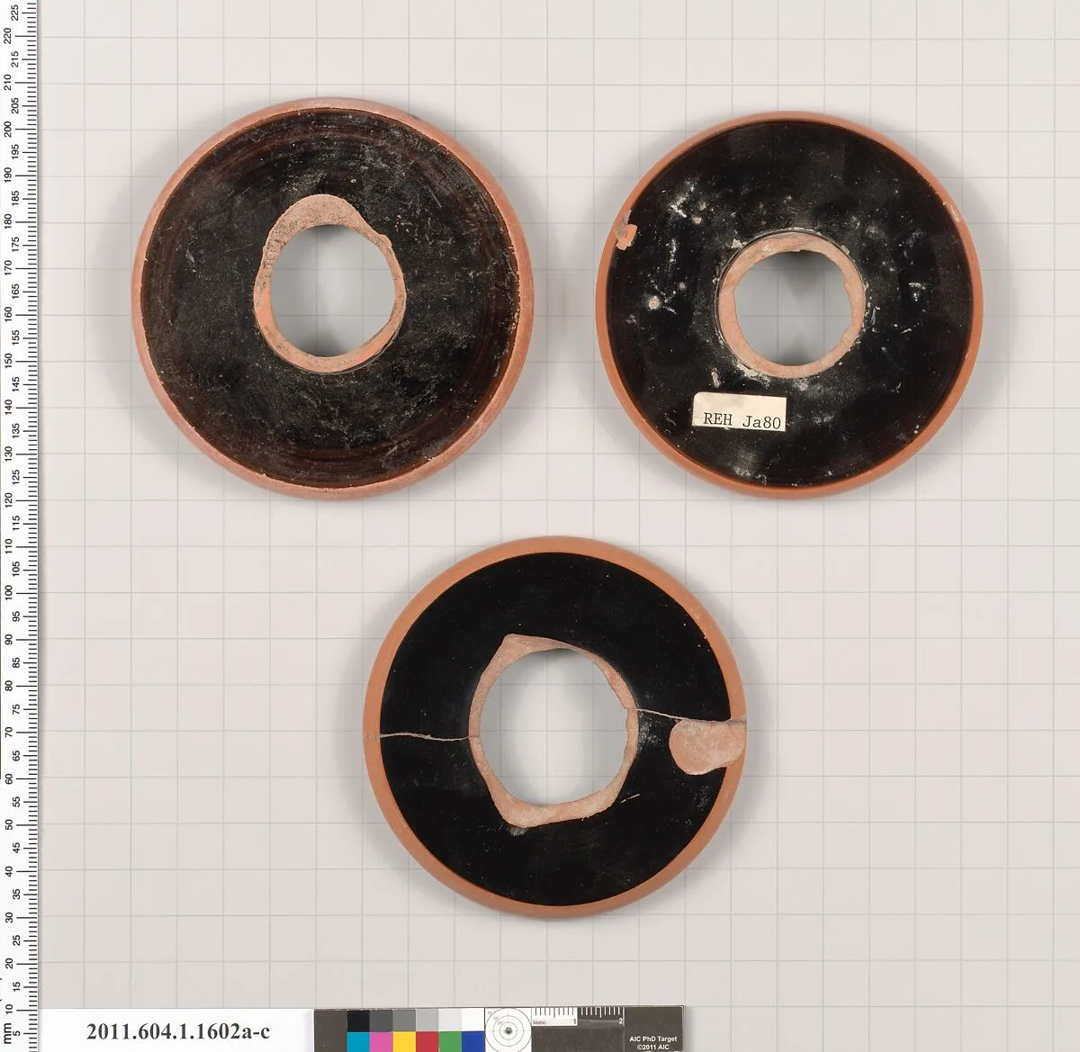 Terracotta fragments of kylikes (drinking cups) — Unknown